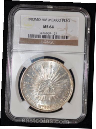 NGC MS64 1903 Mo AM MEXICO SILVER UN PESO CAP & RAYS COIN MEXICO CITY MINT※関税は当ショップ負担（お客様負担無し）※全国送料無料・海外輸送無料※商品の状態は画像をご確認下さい（極美品・目立った汚れ無し）※輸入品の為英語表記となります※その他ご不明点はお気軽にお問合せ下さい！Seller Notes: “NGC MS64 1903 Mo AM MEXICO SILVER UN PESO CAP & RAYS COIN MEXICO CITY MINT. please look at the item and judge the condition for yourself.”Country/Region of Manufacture: MexicoCertification: NGCGrade: MS 64Year: 1903Circulated/Uncirculated: UncirculatedComposition: SilverHistorical Period: Second Republic (1867-1905)Denomination: Peso[ご購入前に必ずお読み下さい]親切丁寧に、商品到着までサポート対応させていただきます。■パソコンの画像・画質により色や素材感が、実際の商品と多少異なる場合がございますので予めご了承くださいませ。■お客様のご都合（程度の解釈相違を含む）による商品のご購入後のキャンセル返品は、原則としてお受け致しておりません。未払いのまま2日以上連絡が取れない場合はキャンセルさせて頂きます。その場合、事務局側が自動的に「非常に悪い」の評価を付けてしまいますのでご注意ください。※お支払い頂いた場合は連絡は不要です。※他ショップでも販売しておりますので、稀に在庫がない場合がございます。■不具合での返品は箱などすべてが到着時の状態になるものに限らせていただきます。※当店では不良品はすべて現物確認と不具合の確認を行い対応をさせて頂いております。■お客様のご都合によるご注文確定後の商品のキャンセルにつきましては承っておりません。また、ご入金確認後、またはご決済完了確認後のキャンセルにつきましては、ご注文総額の30％のキャンセル料をご請求させていただきます。■領収書二重発行やトラブル防止のため、領収書発行は行っておりません。事務局側が発行している「支払い明細」が正式な支払い証明となります。支払い明細画面を印刷したものが領収書の代わりになることを各税務署に確認済みです。■年末年始・連休の発送は、業者も休みになる関係でいつもより遅れます。■輸送時の破損の場合は配送業者への報告を行って下さい。報告なしでの対応はできません。■日祝日は定休日とさせていただいております。連絡・発送が出来ませんのであらかじめご了承お願いいたします。■内容は必ずお読みになってからお買い求め下さいますようお願い致します。※在庫状況は常に更新をしておりますが、当社は複数店舗で在庫を共有しているため、ご注文を頂きましても稀に欠品している場合がございます。その際は誠に申し訳ございませんが、その旨をメールまたはお電話にてご連絡させていただきます。ご理解いただけますようお願い申し上げます。親切・丁寧にお取引させていただきますのでよろしくお願いします。 品質保証について 当店の商品の、品質保証についてご紹介いたします。 ▽品質保証書 お買い上げいただく全ての商品に「WORLD RESOURCE品質保証書」をおつけいたします。 これは、WORLD RESOURCEが販売した商品であることを保証するものです。大切に保管してください。 ▽標準保証に関して 当店でご購入頂きました商品は7日以内の標準保証サービスが付属致します。 ※ご購入日につきましては、製品の品質保証書に記載の日付にて確認させていただきます。 ※保証は通常利用時のみの対応となります。 ※ご購入日の確認を致しかねる場合は有償となります。品質保証書は大切に保管して下さい。POINT01　品揃え一番店を目指して 「期待に答えるお店づくりと、時代に合わせたサービスをご提供致します。」 POINT02　多種多様な商品レパートリー 「幅広く、世界の商品をご用意しております。」 POINT03　きっと見つかる！新しい発見 「テレビや雑誌で紹介されたアイテムもいちはやく。」 モットー：丁寧な接客対応 その道数十年のスタッフだからこそできる、“豊富な知識”に基づく商品のご提案。 お探しの商品はお気軽にスタッフにお尋ねください。 「以前は、商品ページあったけど、、、見つからない。」 「初めてアンティークコインの購入をしますが大丈夫ですか？」 「この年代の商品を探していますが、おすすめはありますか？」 「友人にアンティークコインを送りたいけど、おすすめありますか？」 等など、困ったときの質問にも、しっかり対応・お調べ致します。 取寄せ、取り置き等もできますので、商品一覧で見つからなかった商品でも、 スタッフまでお気軽にご相談下さい。 【お問い合わせはお気軽にどうぞ】 suport@world-resource.net