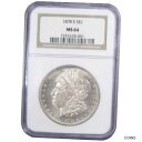 1878 S モーガン ドル MS 64 NGC 90% シルバー $1 未流通米国コイン グッズ 1878 S Morgan Dollar MS 64 NGC...