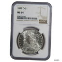 1898 O モーガン ドル MS 64 NGC 90% シルバー $1 未流通米国コイン グッズ 1898 O Morgan Dollar MS 64 NGC...