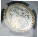 1904-O モーガン シルバー ドル NGC MS64 トーン コレクター コイン、送料無料 1904-O MORGAN SILVER DOLLAR NGC ...