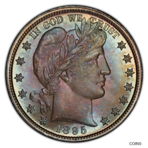 【極美品/品質保証書付】 アンティークコイン 硬貨 POP 2/0 1895 50C MS67 PCGS Tied For Finest Barber Half Dollar - Paradime Coins [送料無料] #oct-wr-013096-375