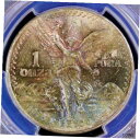 yɔi/iۏ؏tz AeB[NRC RC   [] 1985-Mo Mexico 1 oz Silver Libertad Onza PCGS MS 67 UNC BU Amazing Color Toning
