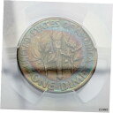 yɔi/iۏ؏tz AeB[NRC RC   [] 1956 Rainbow Toned Roosevelt Dime PCGS MS66 Nice Color! Silver 10c Coin UNC BU