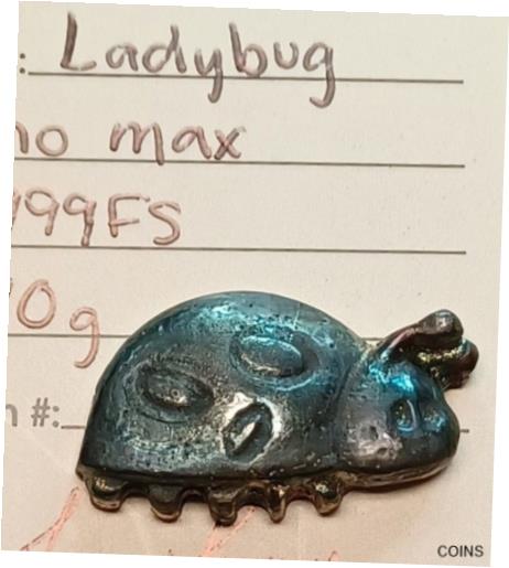 【極美品/品質保証書付】 アンティークコイン コイン 金貨 銀貨 [送料無料] Ladybug .999 Fine Silver ..