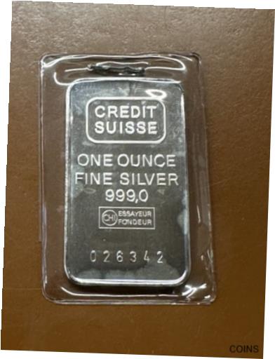 ڶ/ʼݾڽա ƥ    [̵] Credit Suisse Vintage 1 Oz Silver Bar Sealed In Original Packaging - TCCCX