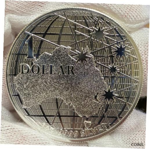  アンティークコイン コイン 金貨 銀貨  Australia 2021 Silver Dollar Bullion Series Beneath the Southern Stars Gem BU