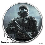 【極美品/品質保証書付】 アンティークコイン コイン 金貨 銀貨 [送料無料] Halo 3 ODST - Colorized British Britannia 1oz .999 Pure Silver Coin