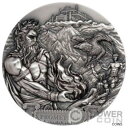 1990-P シルバー パンダ 1 オンス10元 NGC PF70 ウルトラカメオ。送料無料。 PROMETHEUS Titans 3 Oz Silver Co...