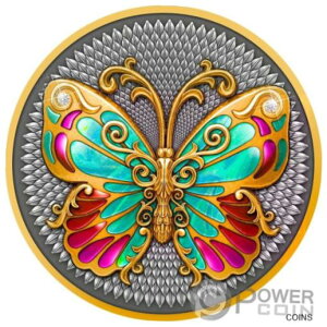 2005 パンダ NGC MS70 金メッキ 中国工商銀行 1 オンス シルバー BUTTERFLY 2 Oz Silver Coin 5$ Niue 2023