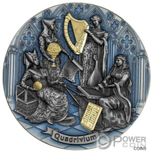 MEDUSA 神話上の生き物 2 オンス シルバー コイン 4 ポンド イギリス領インド洋 2018 QUADRIVIUM 2 Oz Silver Coin 2000 Francs Cameroon 2022