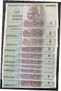 ץʡɥ꥽㤨֡ڶ/ʼݾڽա ƥ    [̵] 10 x ZIMBABWE 50 TRILLION Dollars Banknotes UNC GENUINE AUTHENTIC NOTESפβǤʤ126,000ߤˤʤޤ