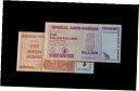 500 億 + 50 億ドル ジンバブエ特別農業小切手 (2008 年ジム紙幣) 50 Billion + 5 Billion Dollar Zimbabwe ...
