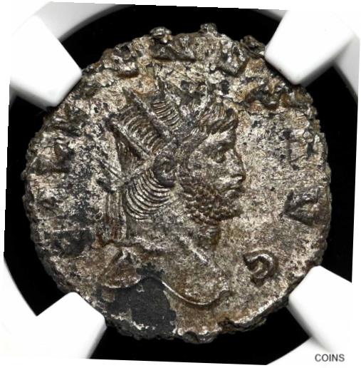 yɔi/iۏ؏tz AeB[NRC RC   [] Gallienus. AD 253-268. Billon Antoninianus, NGC AU, Silvering