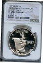1909 VDB リンカーン ウィート セント NGC MS64RD 1987 Bugs Bunny & Constitution Looney Tunes 1 Oz Silver NGC PF67 UCAM w/OGP