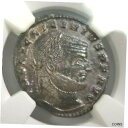 yɔi/iۏ؏tz AeB[NRC RC   [] Licinius I Roman Empire BI Billon Nummus NGC AU Ancient House of Constantine