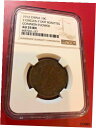 yɔi/iۏ؏tz AeB[NRC RC   [] 1912 CHINA 10 CASH 2 CIRCLES 7 DOT ROSETTES COMMON FLOWER NGC AU 55 BN