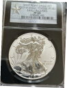 アルカディア プソフィス c. 350-300 BC AE14 NGC Ch F 2013 W REVERSE PROOF SILVER EAGLE NGC P...