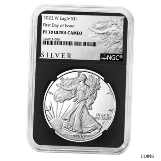 yɔi/iۏ؏tz AeB[NRC RC   [] 2022-W Proof $1 American Silver Eagle NGC PF70UC FDI ALS Label Retro Core