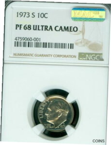 メキシコ 10ペソ 2005年、NGC PF69 UC、「アグアスカリエンテス/サンアントニオ神殿/」シルバー 1973-S ROOSEVELT DIME NGC PF68 MAC UCAM SPOTLESS 2ND FINEST RARE *