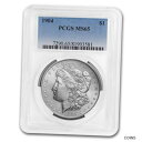 【極美品/品質保証書付】 アンティークコイン 硬貨 1904 Morgan Dollar MS-65 PCGS [送料無料] #oot-wr-013307-930