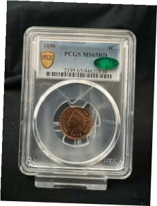 1917年 $2 法定通貨 FR# 60 PCGS ジェム 新品 66PPQ 1896 1? Indian Head Cent -- PCGS MS65 RED & (CAC)