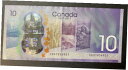  アンティークコイン コイン 金貨 銀貨  2017(1867) Canada $10, Polymer Bank Note, Birthday Serial Number CDD1954921