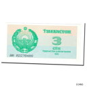 ץʡɥ꥽㤨֡ڶ/ʼݾڽա ƥ    [̵] [#142090] Banknote, Uzbekistan, 3 Sum, 1992, KM:62a, UNCפβǤʤ45,500ߤˤʤޤ