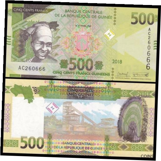 ڶ/ʼݾڽա ƥ Ų Guinea 2018 Year 500 Francs Brand New Banknotes [̵] #oof-wr-013367-1843
