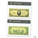 【極美品/品質保証書付】 アンティークコイン 金貨 Us 20 Dollars Gold Foil Banknotes Reserve Art Plastic Money with Plastic Card [送料無料] #gof-wr-013367-2261