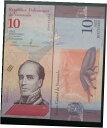 ベネズエラ (5 ノート) の Diez/10 ボリバレス ソベラノ 2018 aUNC Venezuela (5 notes) of Diez/10 Bolivares Soberano 2018 aUNC(3)