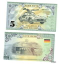 【極美品/品質保証書付】 アンティークコイン 硬貨 2000 5$ Auto Banknote Fantasy Private issue Germany Me...