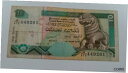 【極美品/品質保証書付】 アンティークコイン 硬貨 Central Bank Of Sri Lanka Ten Rupee Note Old Bank Note...