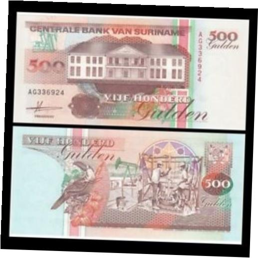 ڶ/ʼݾڽա ƥ    [̵] Suriname 1991 Year 500 Dong BrandNew Banknotes