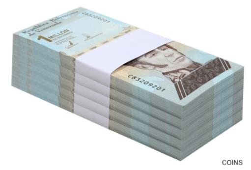 ڶ/ʼݾڽա ƥ    [̵] Venezuela 1 Million Bolivar Soberano, 2020 UNC X 500 PCS Bundle USA SELLER