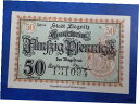 【極美品/品質保証書付】 アンティークコイン 硬貨 LIEGNITZ (LEGNICA) NOTGELD 50 PFENNIG 1920 EMERGENCY M...