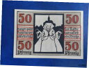 【極美品/品質保証書付】 アンティークコイン 硬貨 NAUMBURG NOTGELD 50 PFENNIG 1920 EMERGENCY MONEY GERMA...