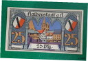 【極美品/品質保証書付】 アンティークコイン 硬貨 HALBERSTADT NOTGELD 25 PFENNIG 1920 EMERGENCY MONEY GE...