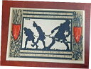 【極美品/品質保証書付】 アンティークコイン 硬貨 DETMOLD NOTGELD 50 PFENNIG 1920 EMERGENCY MONEY GERMAN...