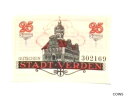 【極美品/品質保証書付】 アンティークコイン 硬貨 1920 Germany VERDEN 25 Phennig Notgeld / Banknote [送料無...
