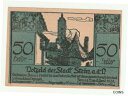 【極美品/品質保証書付】 アンティークコイン 硬貨 Austria 1920 50 Heller Notgeld der Stadt Stein Banknot...