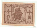【極美品/品質保証書付】 アンティークコイン 硬貨 Austria 1920 St. Nikola a.d. Donau im Strudengau 10 He...