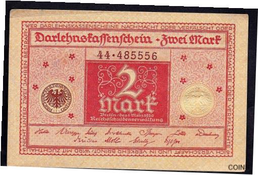  アンティークコイン 硬貨 Germany 1920 2 Mark Banknotes--------------------95  #oof-wr-013394-2714