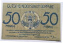 【極美品/品質保証書付】 アンティークコイン 硬貨 BOPPARD NOTGELD 50 PFENNIG 1920 EMERGENCY MONEY GERMAN...