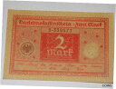 【極美品/品質保証書付】 アンティークコイン 硬貨 GERMANY 1920 2 Mark Zwei Two Marks Berlin Currency Ger...