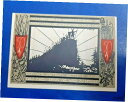 【極美品/品質保証書付】 アンティークコイン 硬貨 LIPPE DETMOLD NOTGELD 50 PFENNIG 1920 EMERGENCY MONEY ...