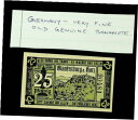 【極美品/品質保証書付】 アンティークコイン 硬貨 GERMANY 25pf 1920 POST WWI BLANKENBURG HARZ OLD GENUIN...