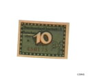 【極美品/品質保証書付】 アンティークコイン 硬貨 1920 Germany AUERBACH 10 Phennig Notgeld / Banknote [送...