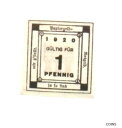 【極美品/品質保証書付】 アンティークコイン 硬貨 1920 Germany KITLINGEN 1 Phennig Notgeld / Banknote [送...