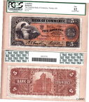 【極美品/品質保証書付】 アンティークコイン コイン 金貨 銀貨 [送料無料] 1907 $5 Canadian Bank of Commerce (CIBC) 75-14-10 PCGS Fine 12