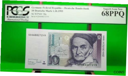 ڶ/ʼݾڽա ƥ    [̵] GERMANY 10 DEUTSCHE MARK 1993 ...